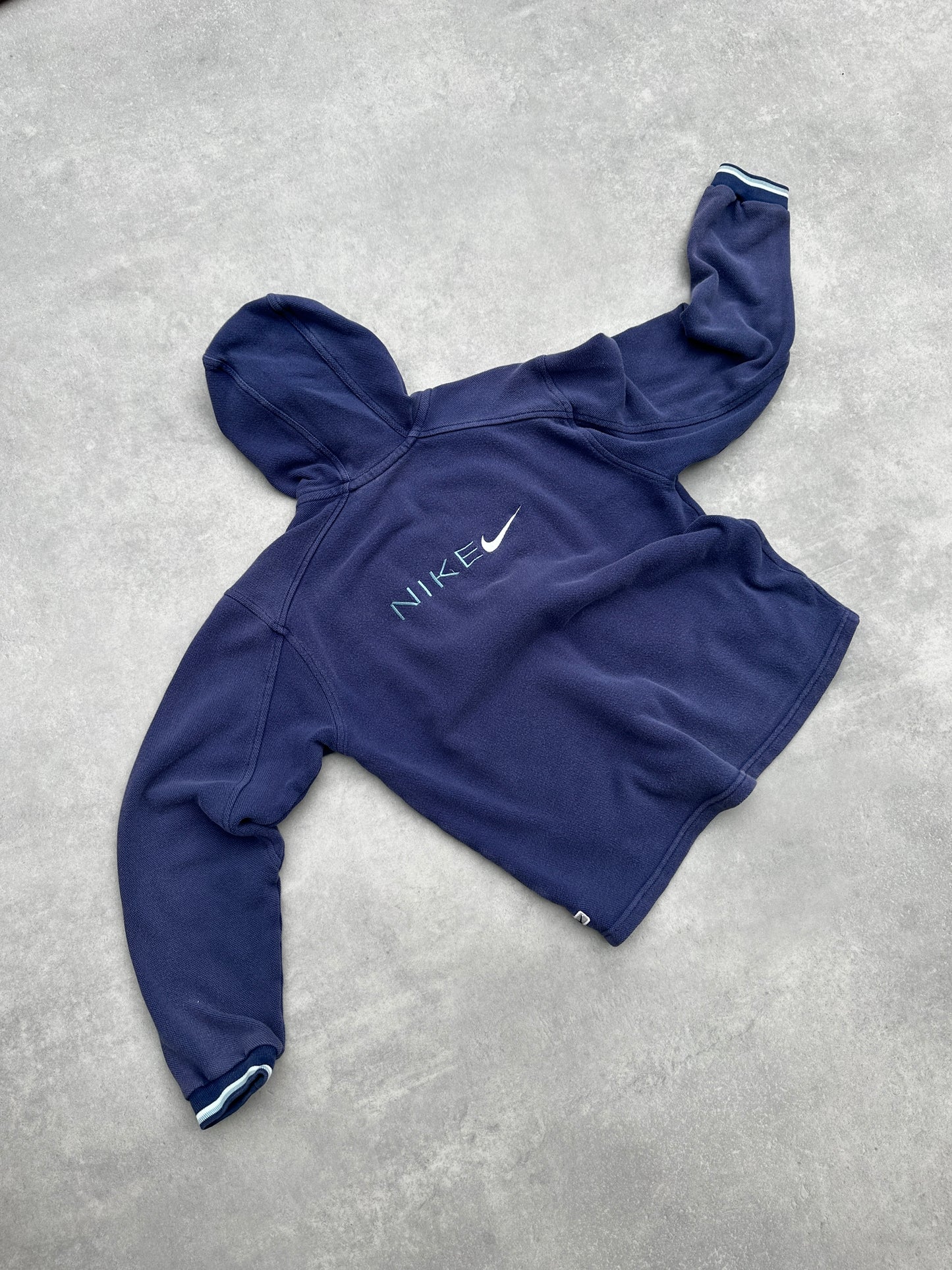 Nike 90s plava zip up ženska dukserica (S)