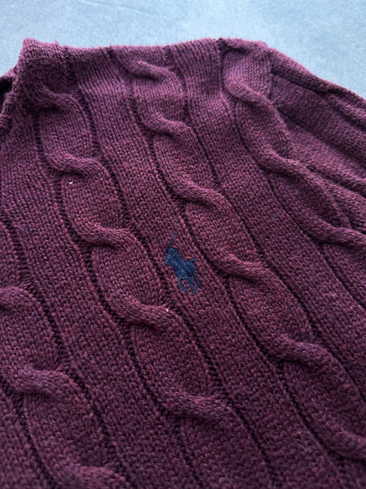 Polo by Ralph Lauren muški cable knit džemper (XS)