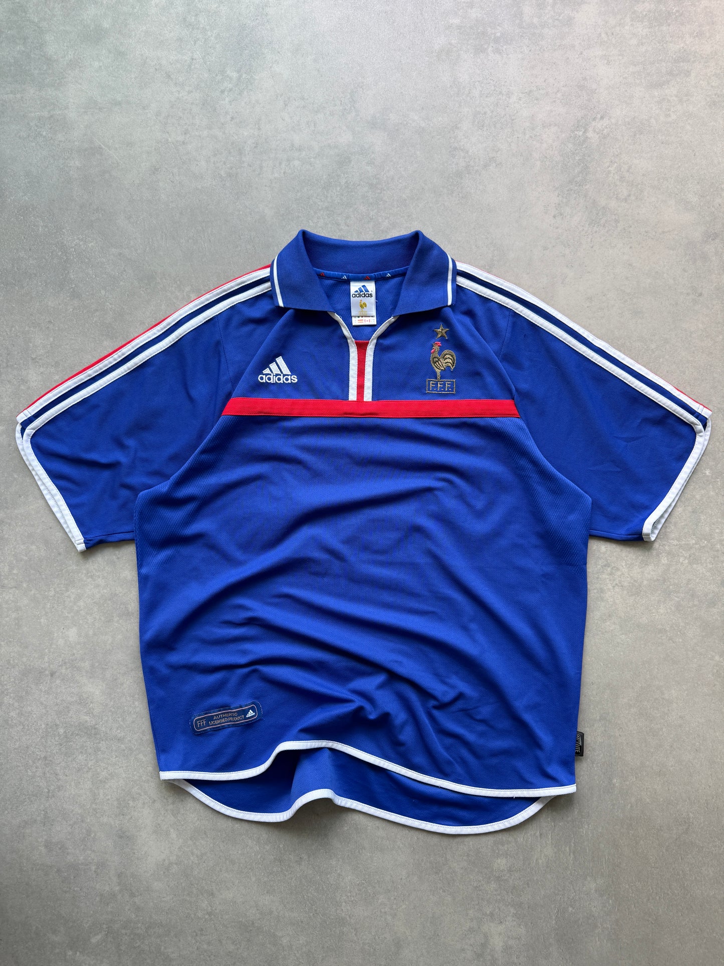 Adidas x France 2000/02 Lizarazu Home kit muški dres (XL)