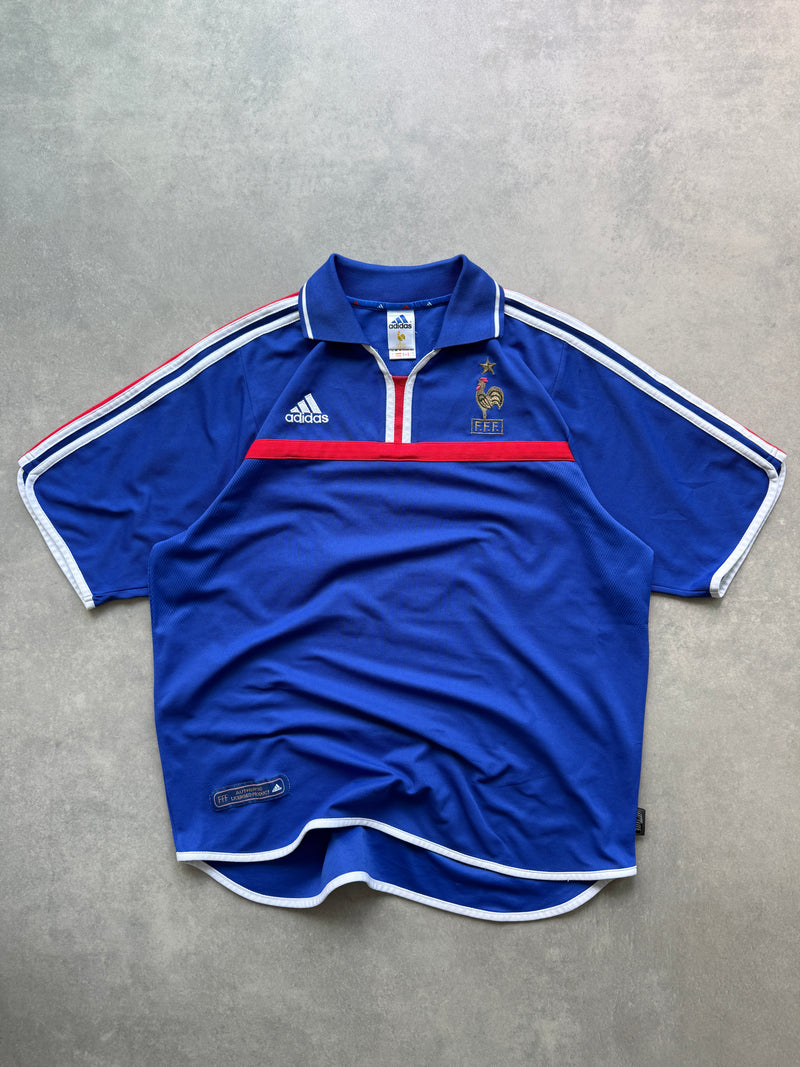 Adidas x France 2000/02 Lizarazu Home kit muški dres (XL)