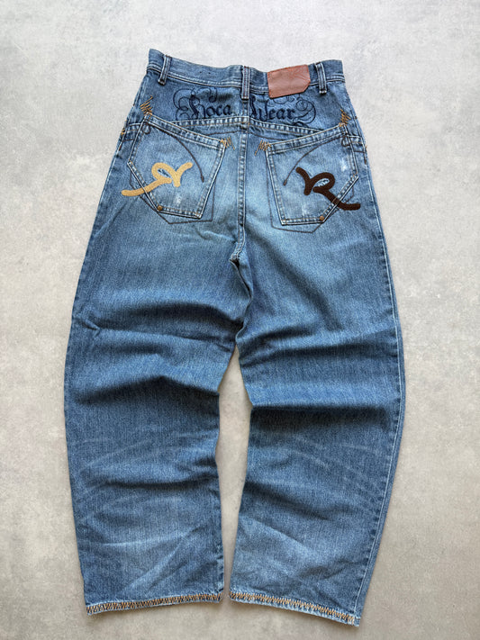 Rocawear 2000s ženske baggy farmerke (29)