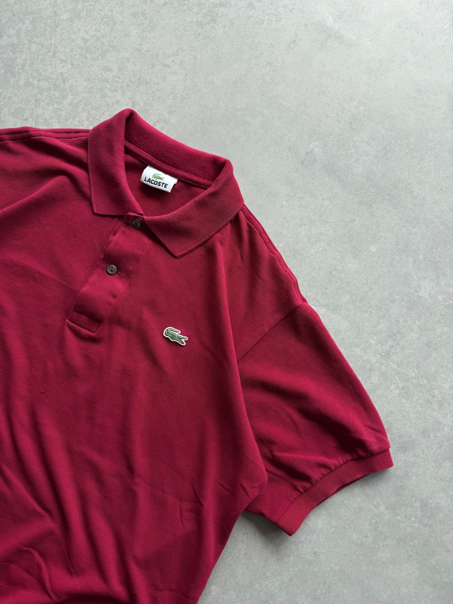 Lacoste vintage muška bordo polo majica (L)