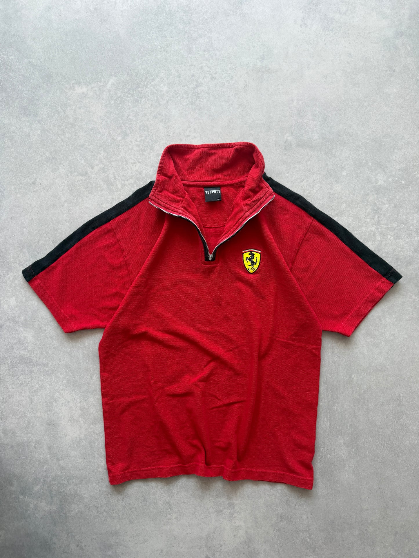 Ferrari vintage muška 1/3 zip majica (M)