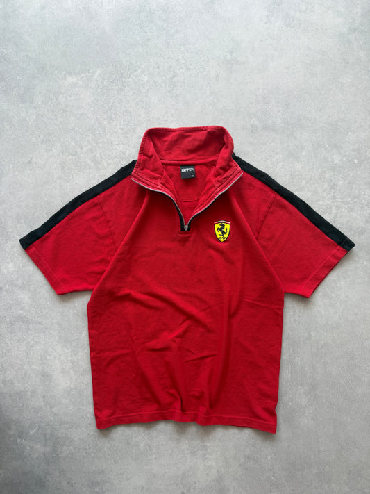 Ferrari vintage muška 1/3 zip majica (M)