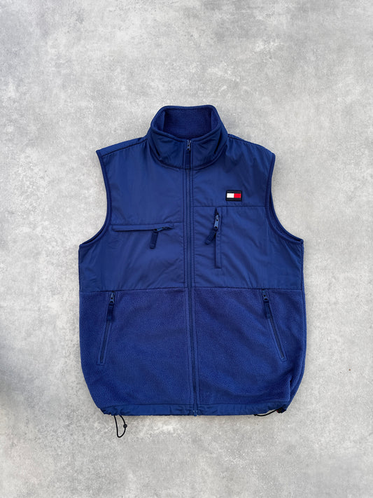 Tommy Hilfiger 2000s muski fleece prsluk (S)