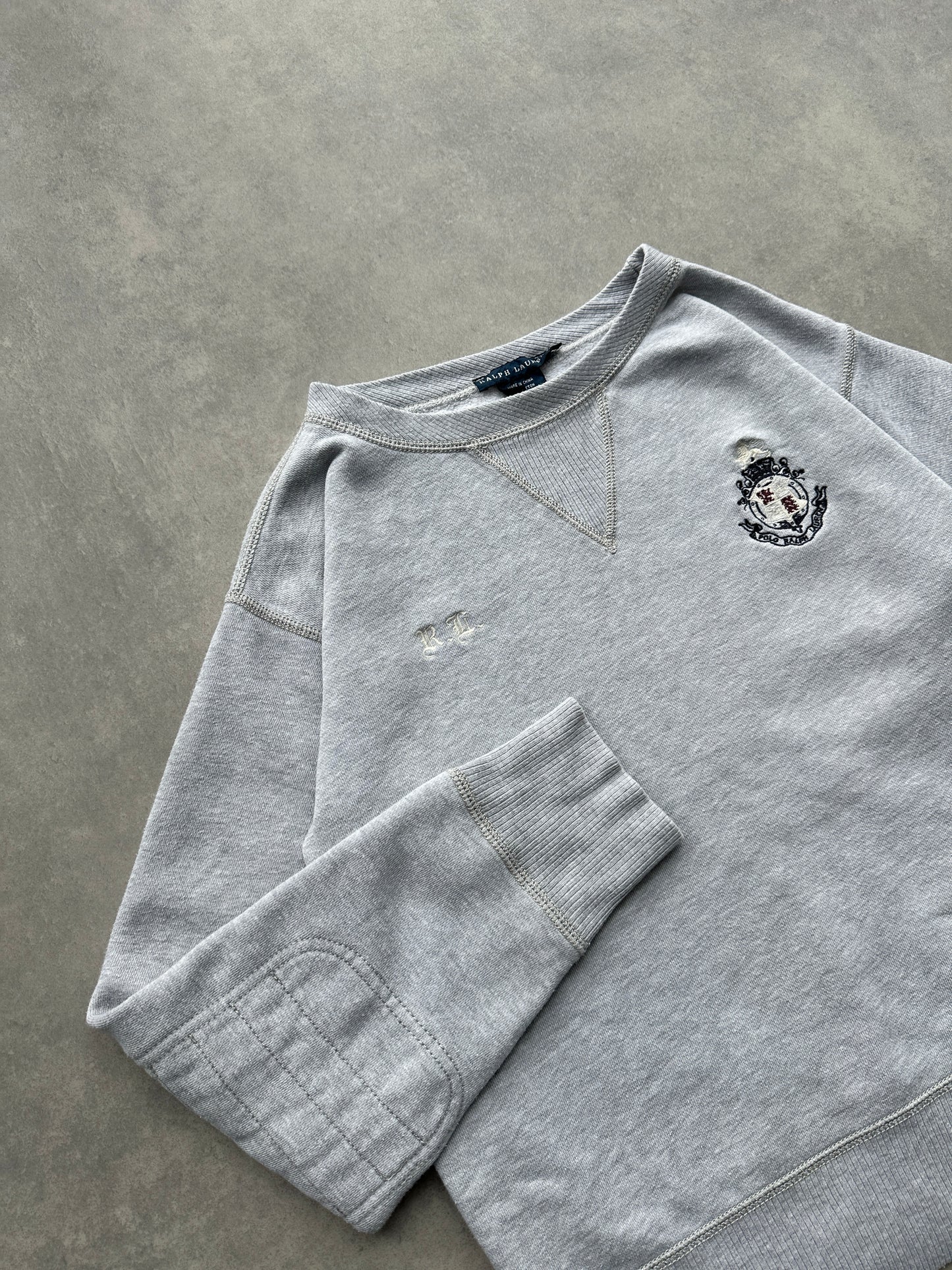 Polo by Ralph Lauren vintage ženska siva dukserica (L)