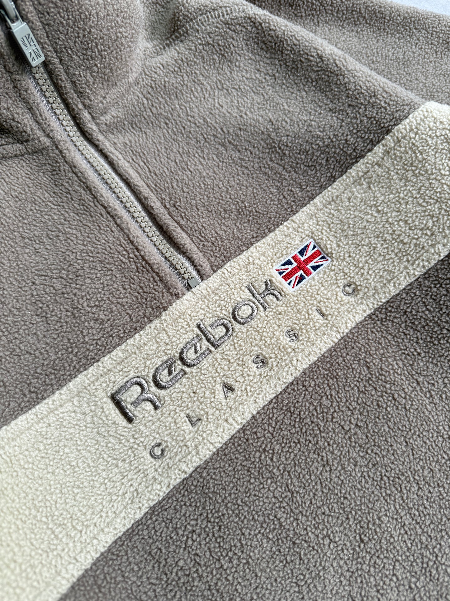 Reebok vintage 1/4 zip muška fleece dukserica (XS)