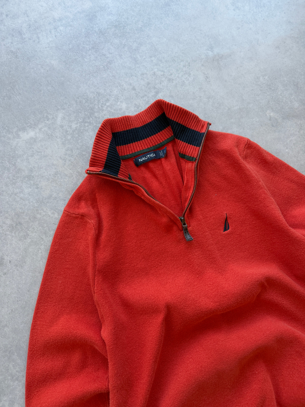 Nautica vintage muški 1/4 zip džemper (S)
