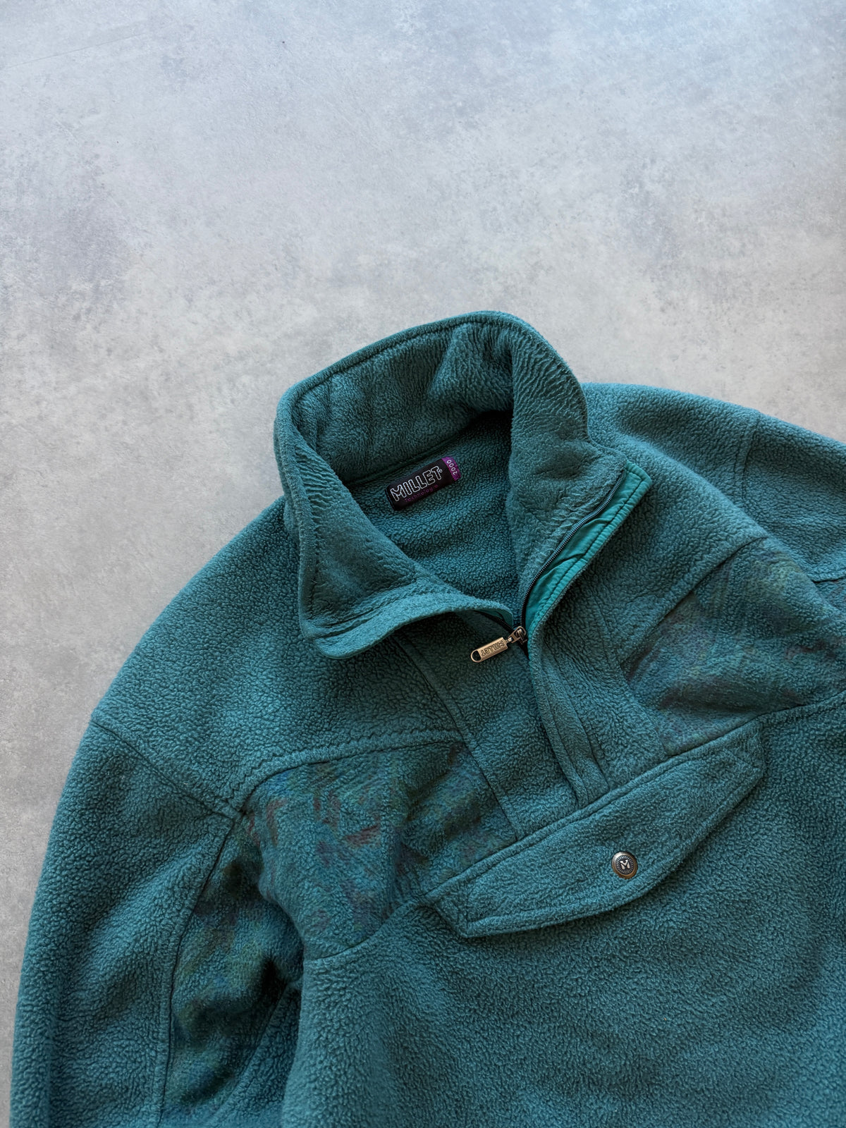 Millet vintage muška zelena fleece dukserica (L)