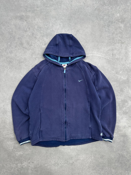 Nike 90s plava zip up ženska dukserica (S)