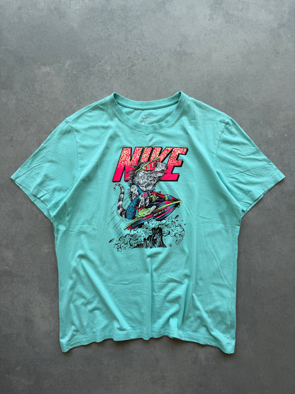 Nike muška tirkizno plava majica (L)
