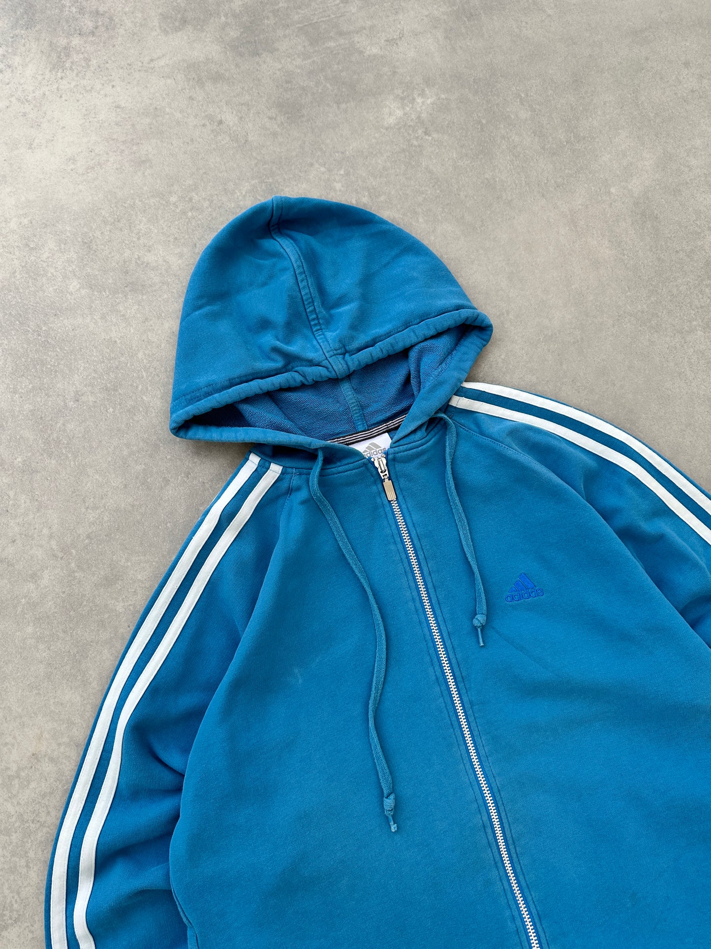 Adidas 2000s basic muška plava dukserica (S)