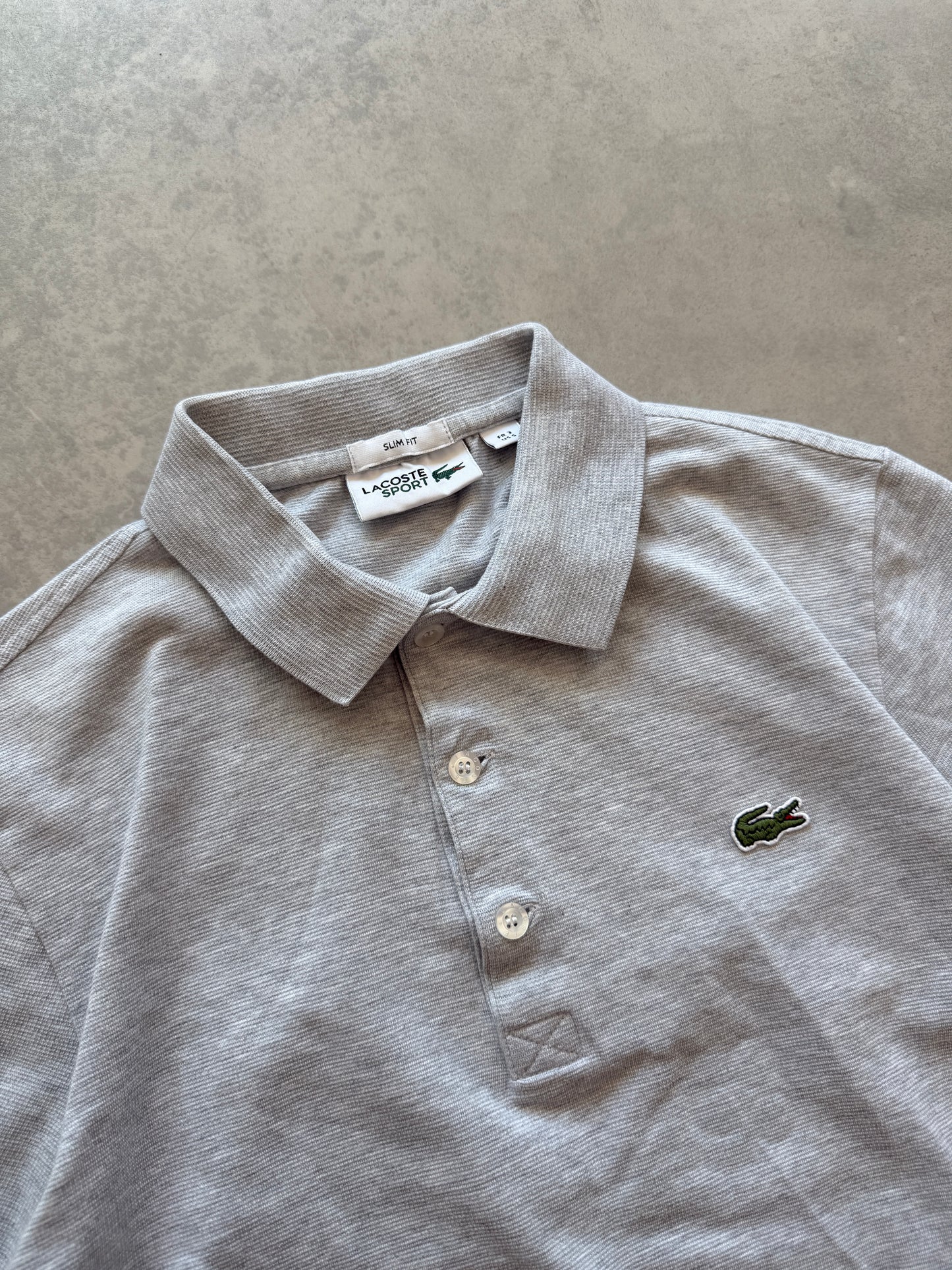 Lacoste muška siva polo majica (S)