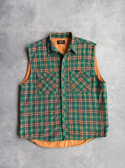 Lee vintage muški karirani prsluk (XL)