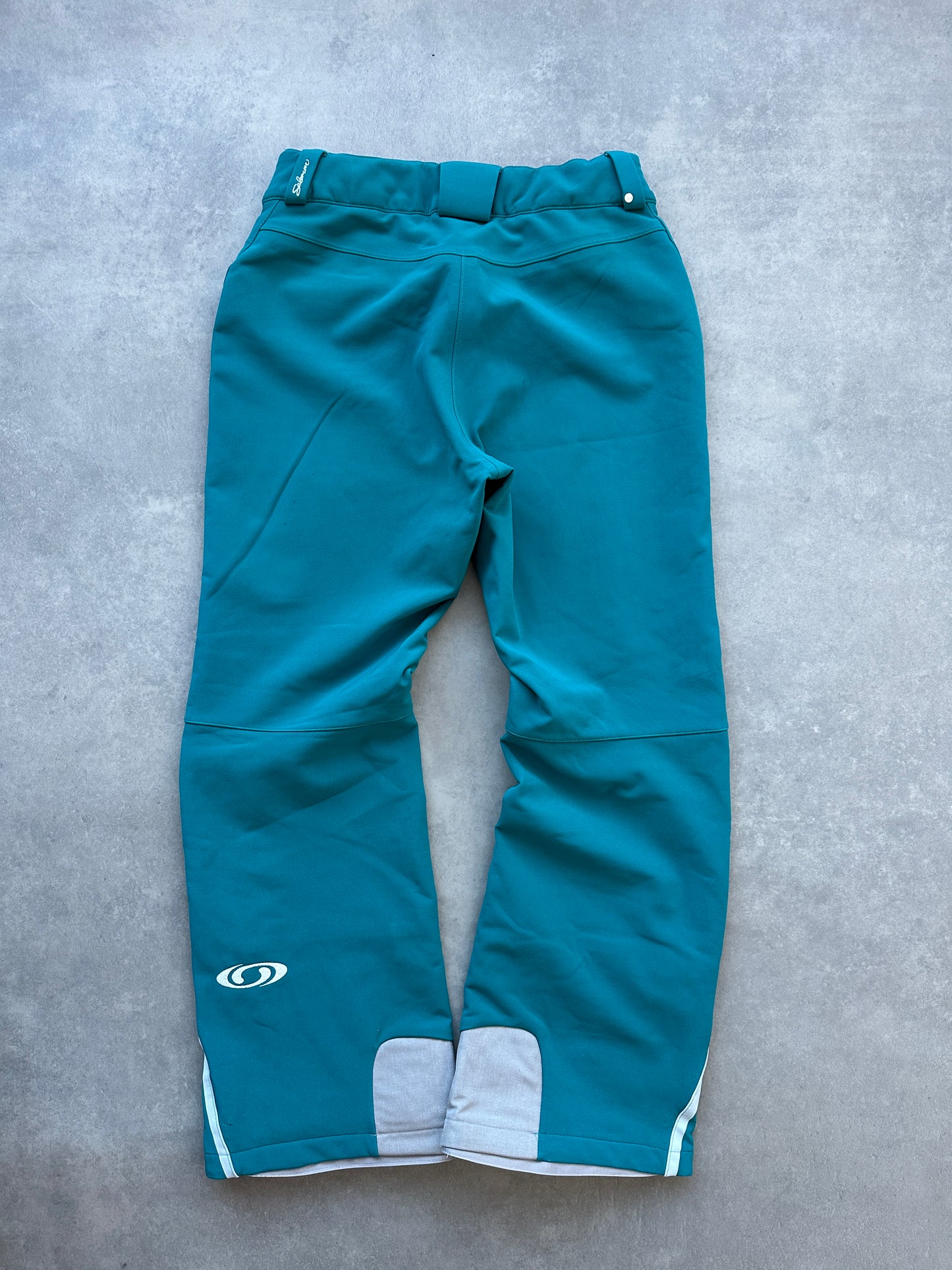 Salomon ženske zelene skijaške hlace (M)