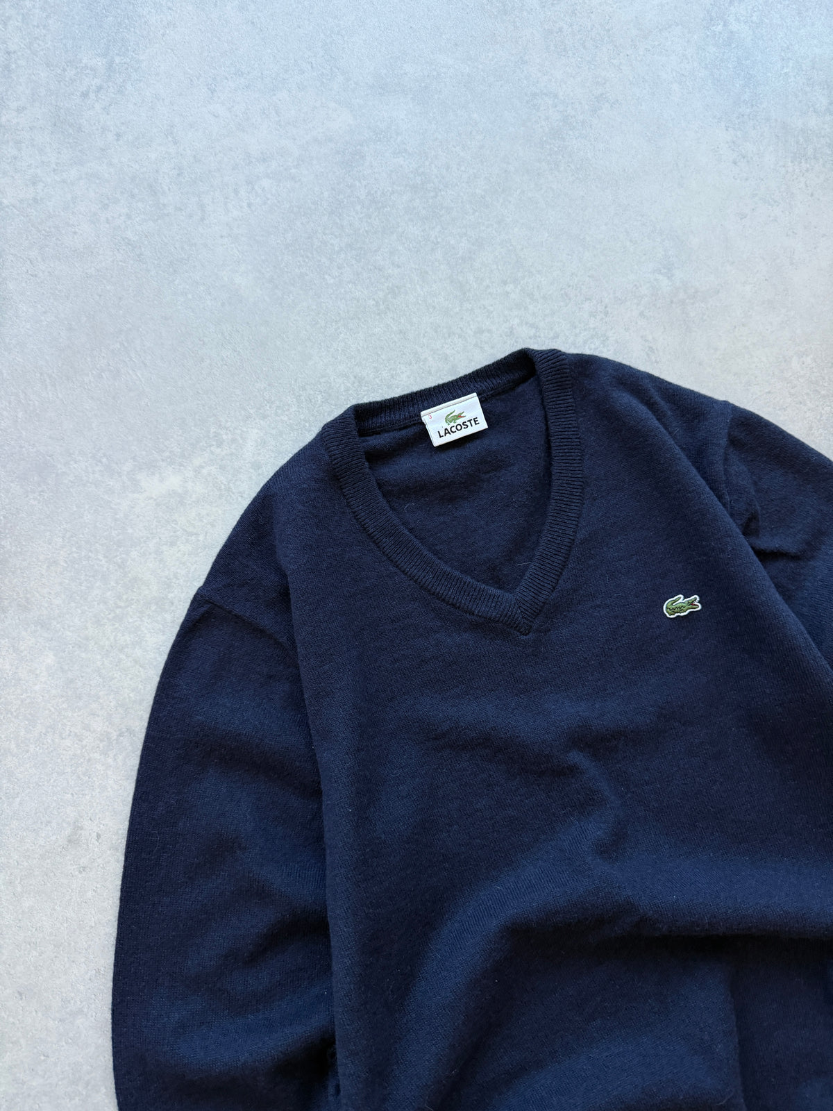 Lacoste vintage muški vuneni džemper (S)