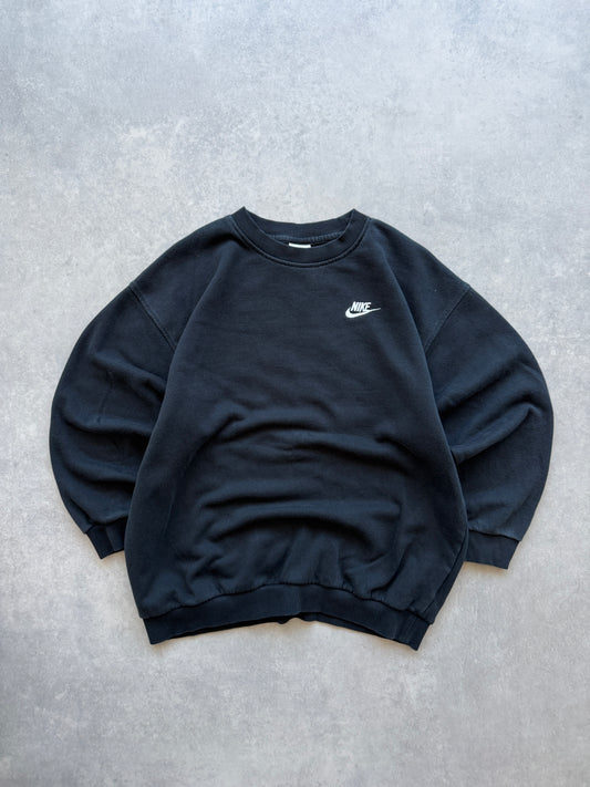 Nike basic crna ženska oversized dukserica (M)