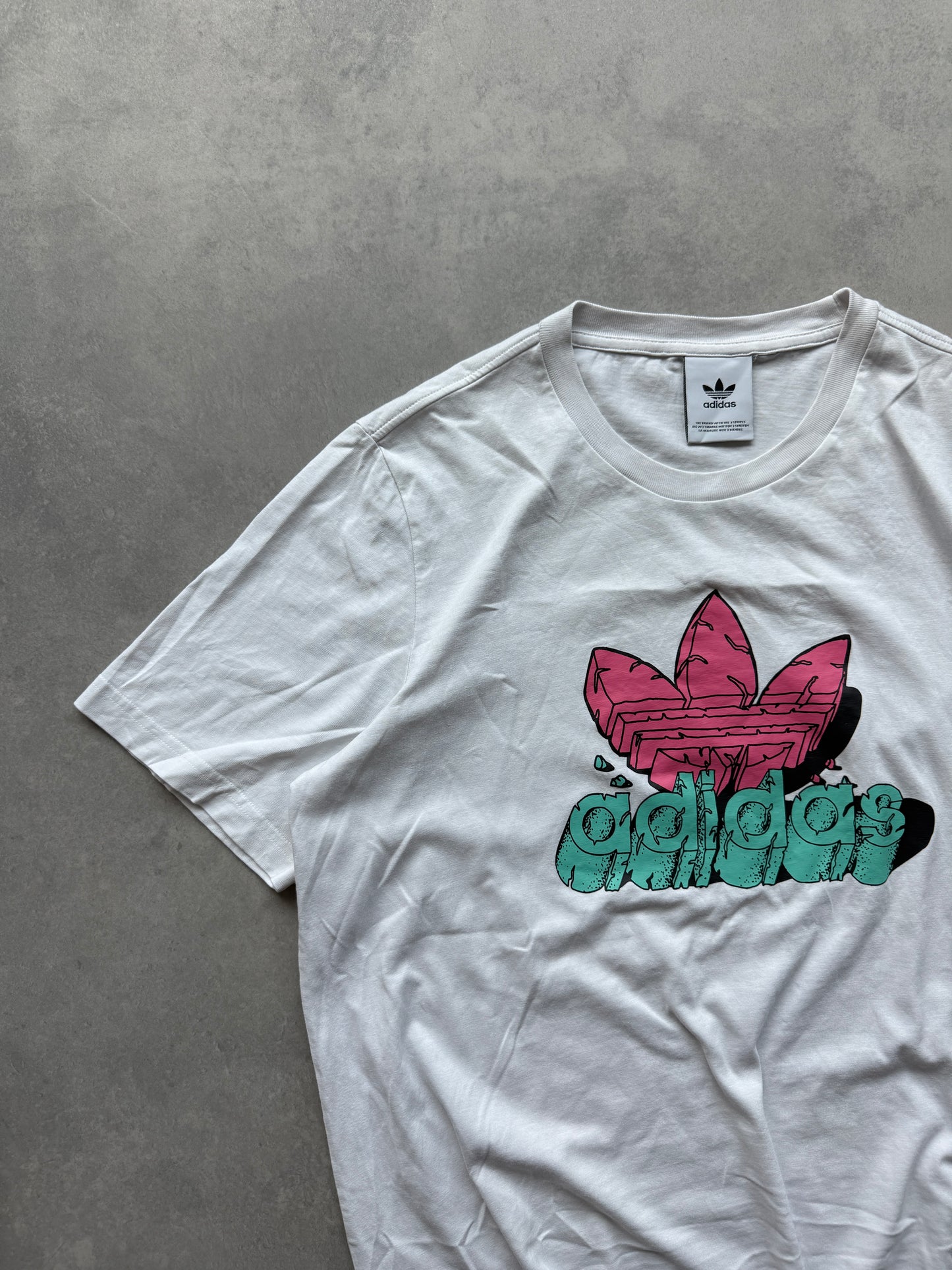 Adidas muška retro bijela majica (L)