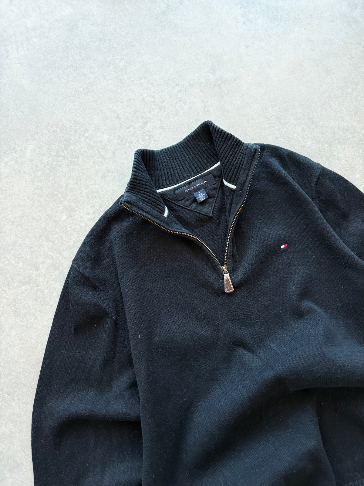 Tommy Hilfiger 1/4 zip muški džemper (M)