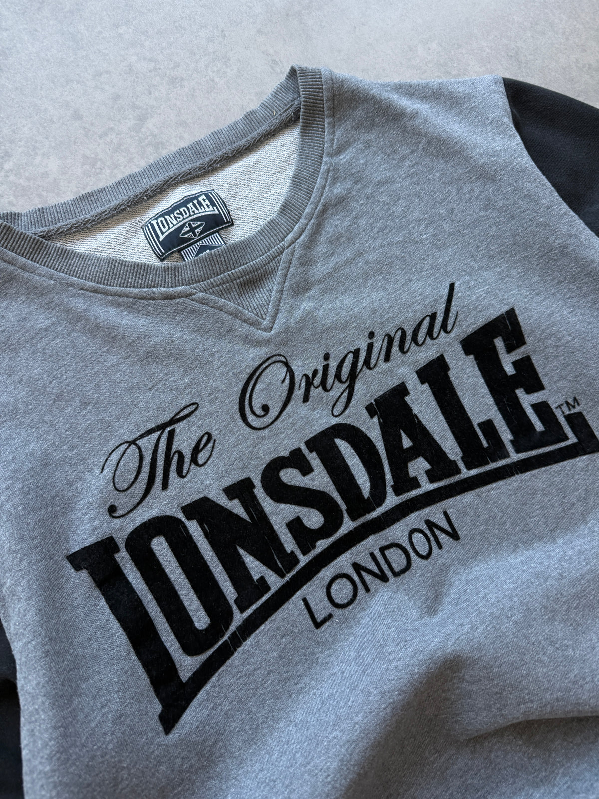 Lonsdale muška siva dukserica (XL)