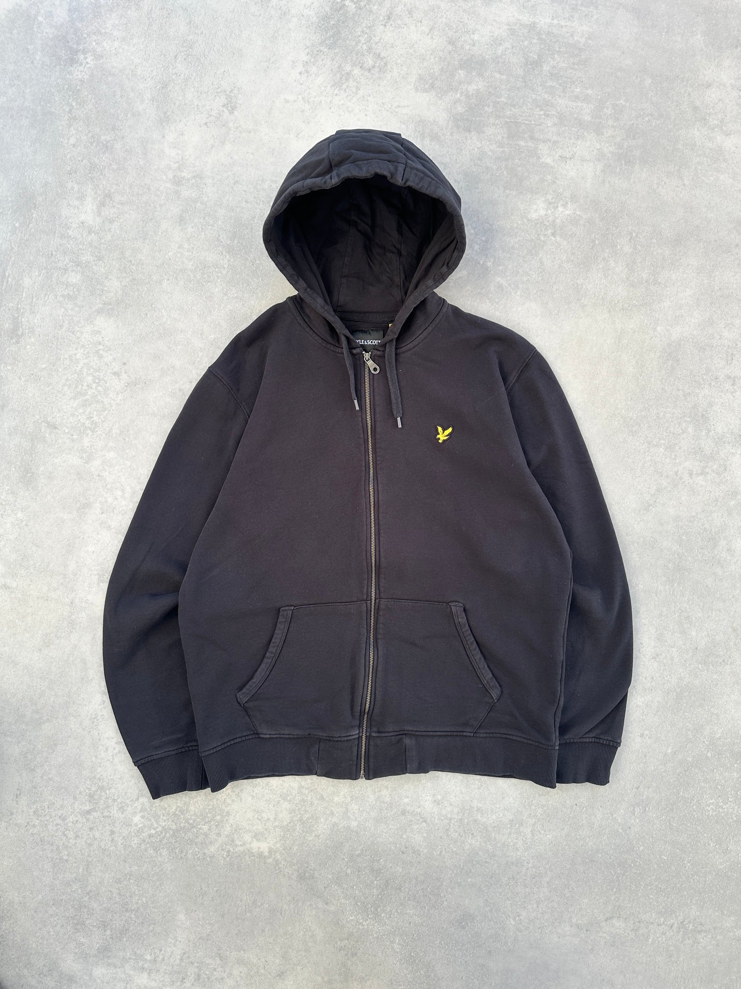 Lyle & Scott muska basic zip up crna dukserica (XL)