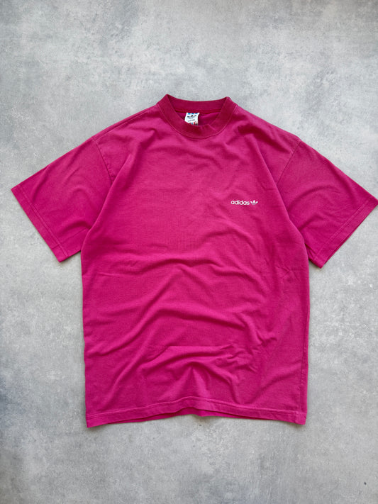 Adidas vintage 90s muška roza majica (M)