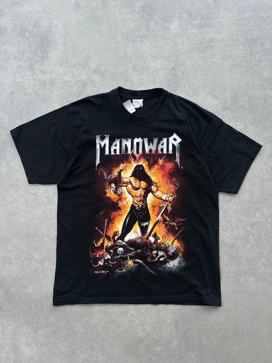 Manowar muška crna bend majica (L)