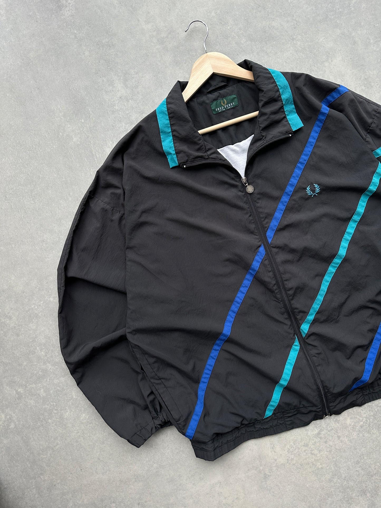 Fred Perry vintage 90s muška šuškava dukserica (XL)