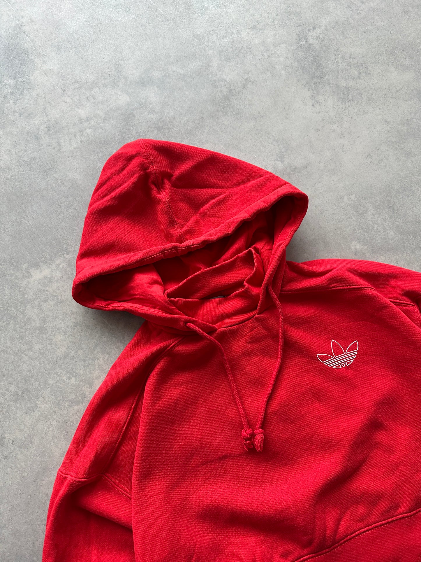 Adidas ženska crvena crop top dukserica (XS)