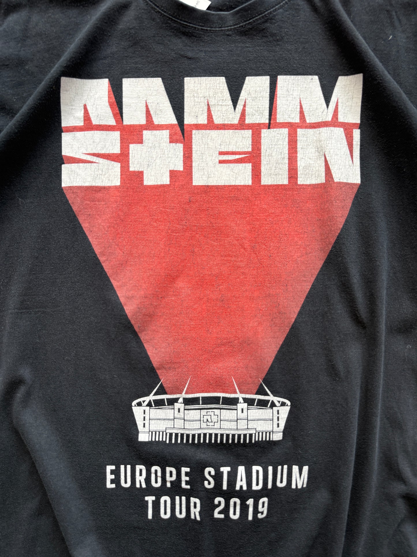 Rammstein muška crna bend majica (XL)