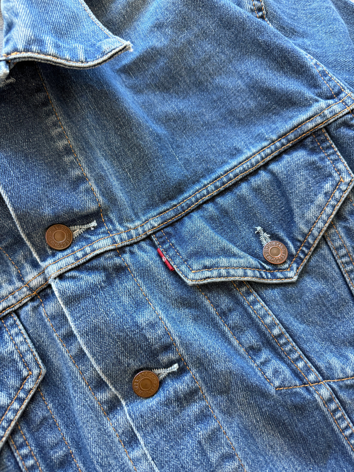 Levis vintage 90s muška boxy fit teksas jakna (L)
