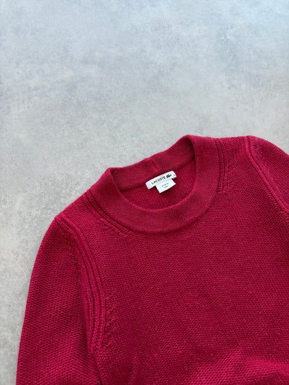 Lacoste retro ženski crveni džemper (M)