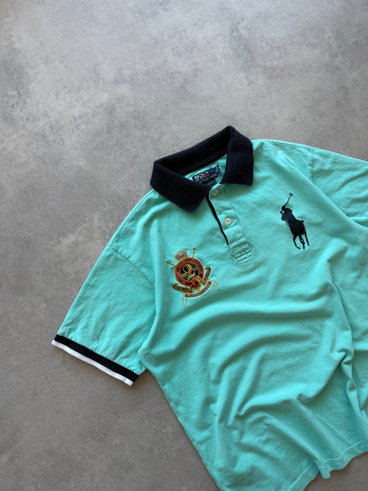 Polo by Ralph Lauren vintage big pony muška zelena majica (XL)