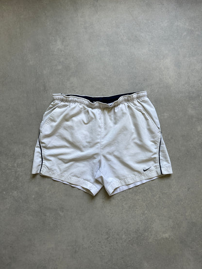 Nike 2000s muški bijeli šorc za kupanje (M)