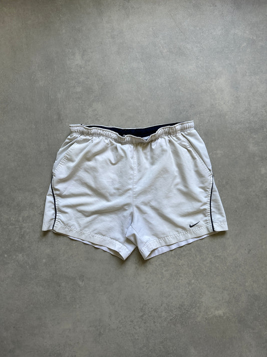 Nike 2000s muški bijeli šorc za kupanje (M)
