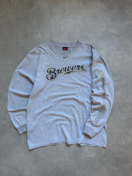 Nike x Millwaukee Brewers vintage muška majica (L)