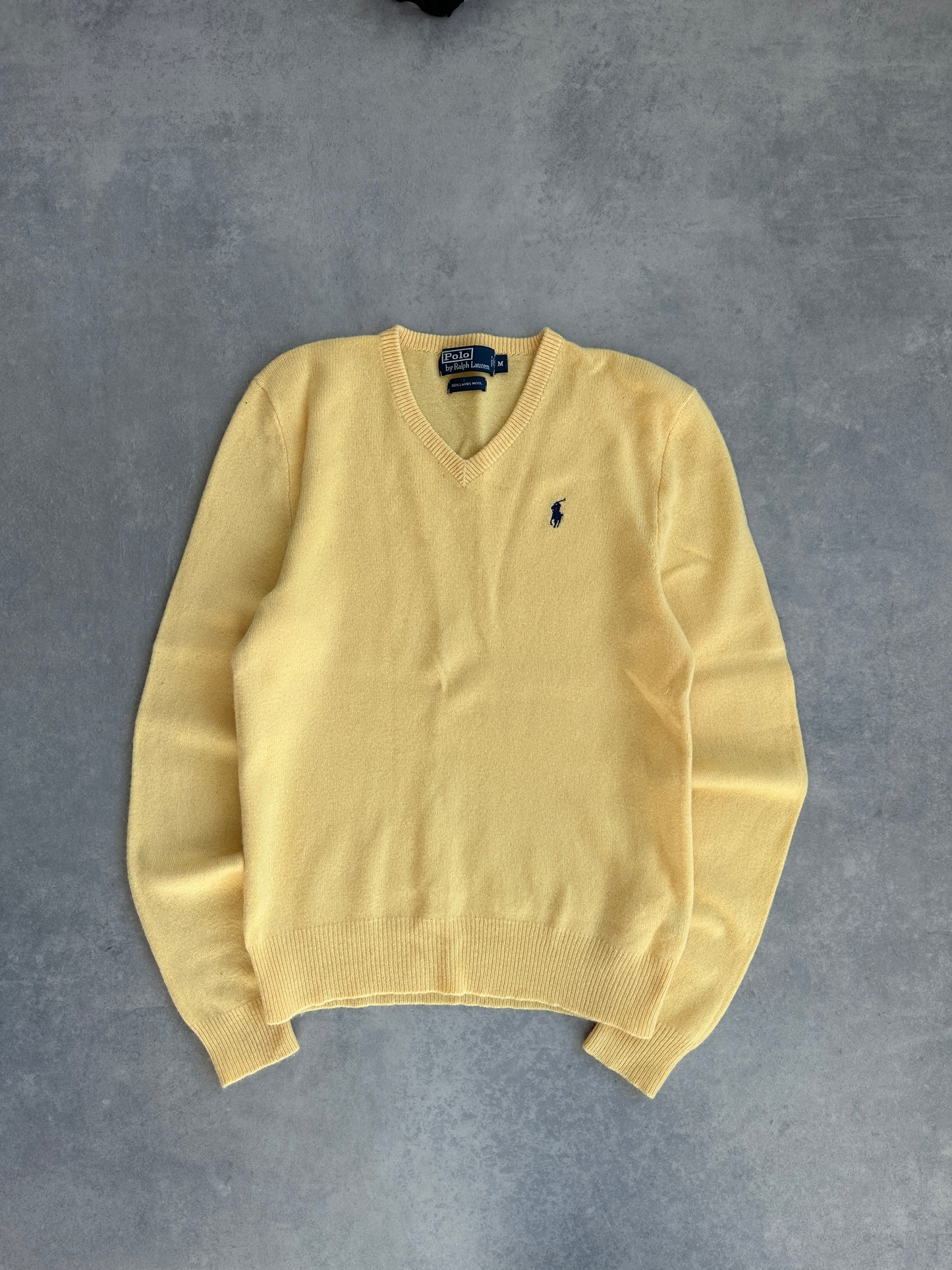 Polo by Ralph Lauren vintage muški vuneni džemper (M)