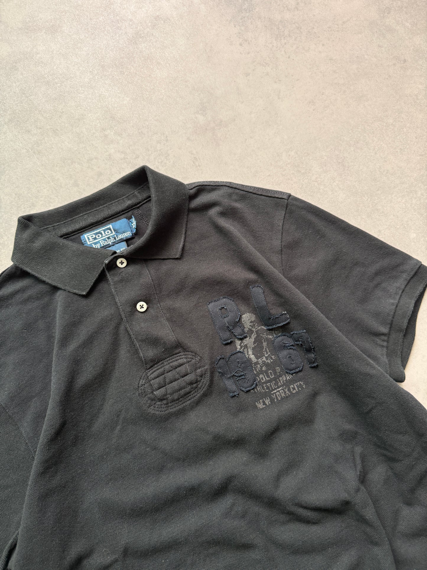 Polo by Ralph Lauren vintage muška crna majica (M)