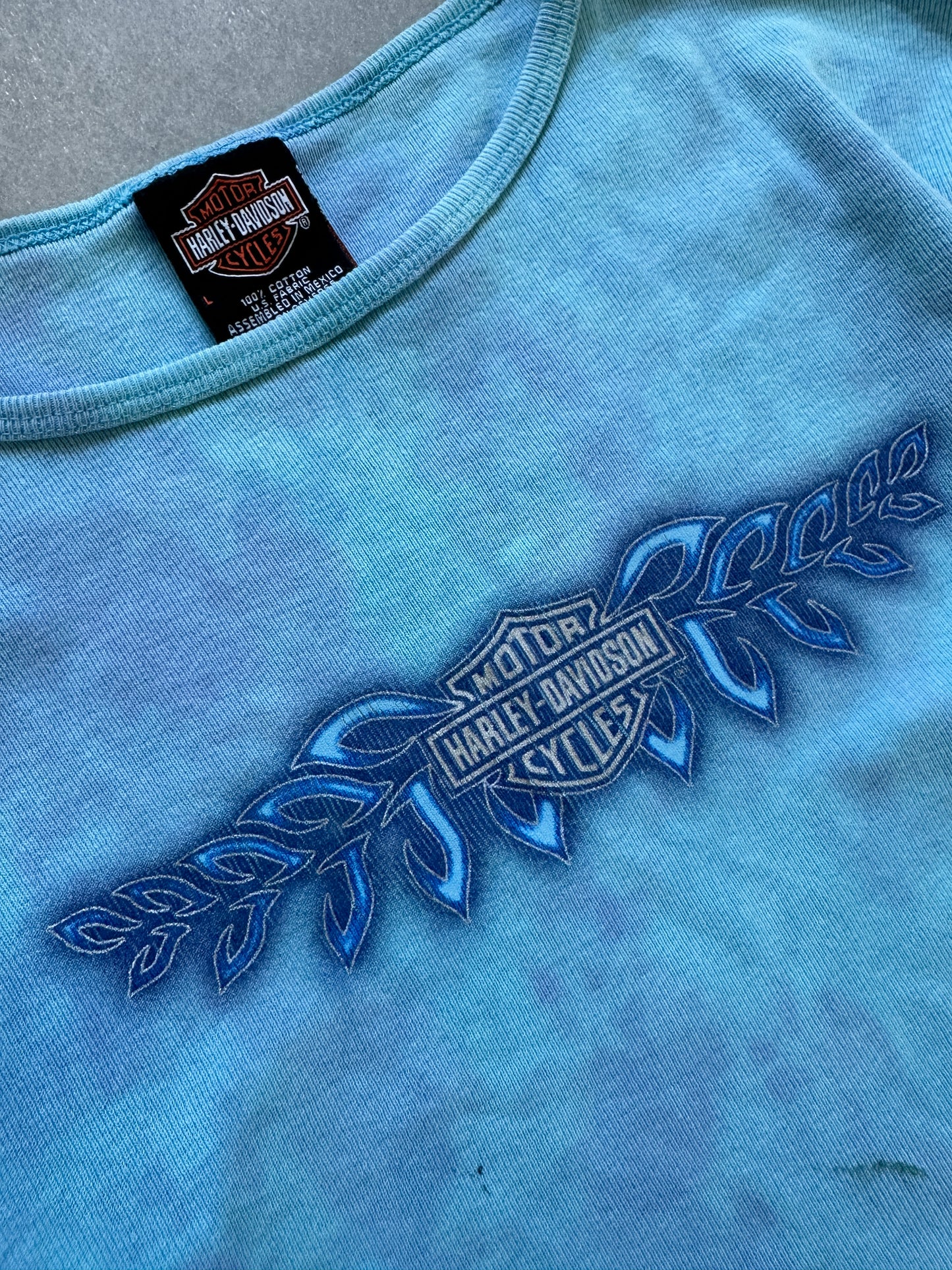 Harley Davidson 2000s ženska crop majica (L)