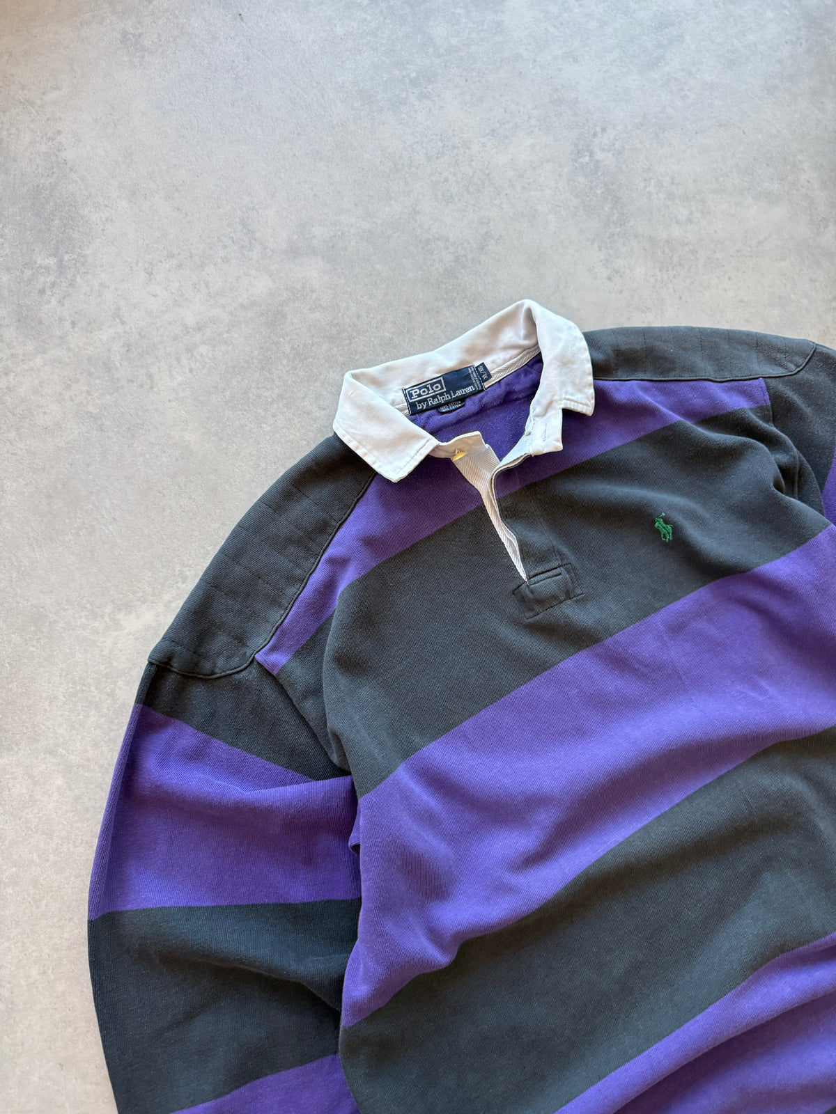 Polo by Ralph Lauren vintage bootleg muška rugby polo majica (XL)