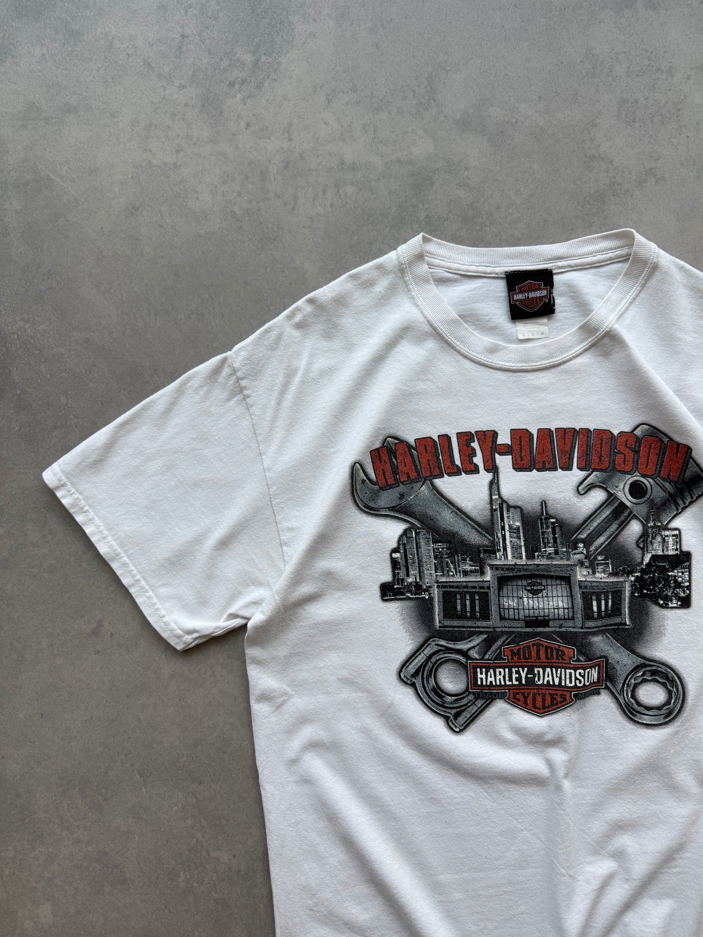 Harley Davidson muška bijela majica (L)