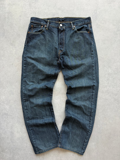 Levis 501 muške tamno plave farmerke (36x36)