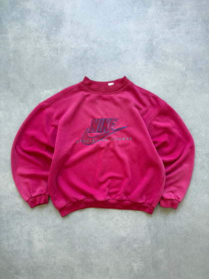 Nike 80s muška roza oversized dukserica (M)