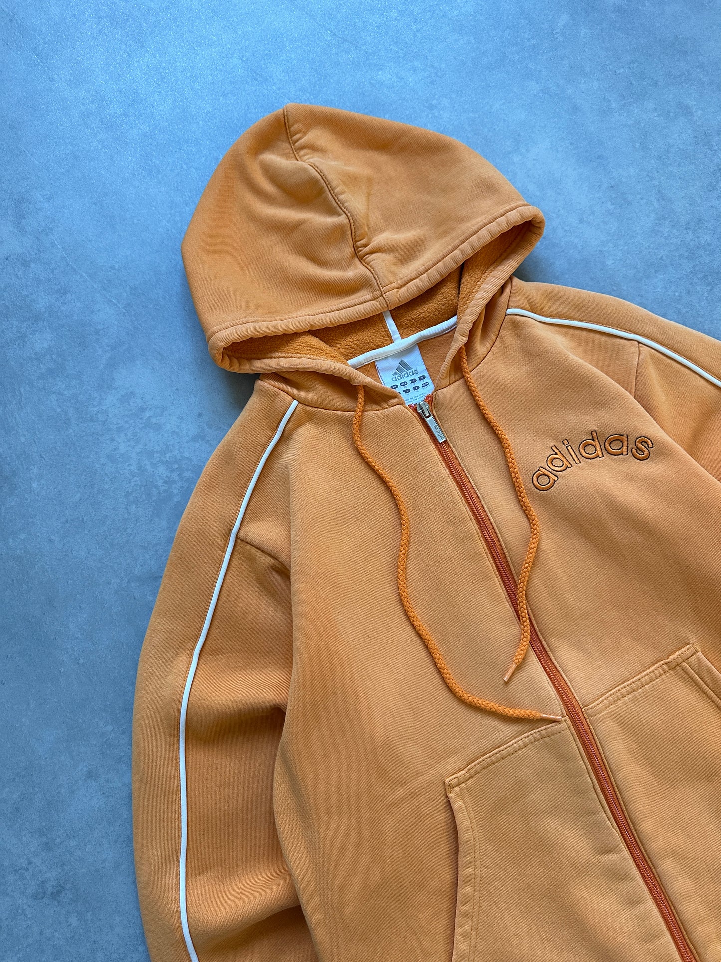 Adidas 2000s muška narandzasta dukserica (XS)