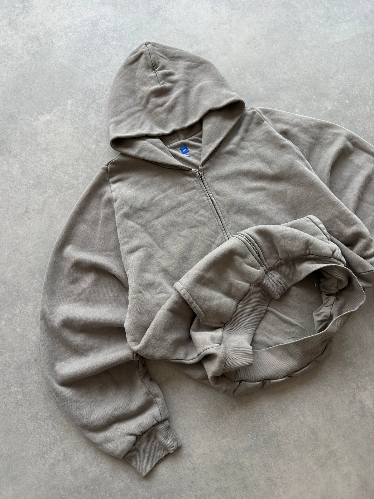 Yeezy x Gap Light Grey Zip - Up muška dukserica (L)