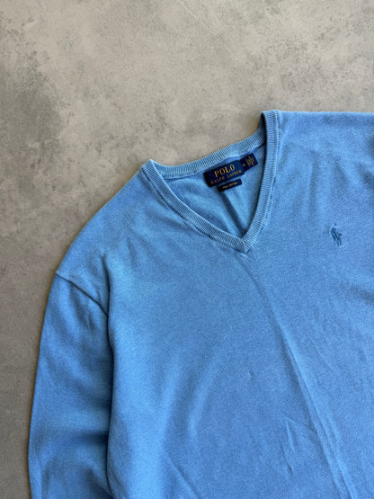 Polo by Ralph Lauren Pima Cotton muški plavi džemper (M)