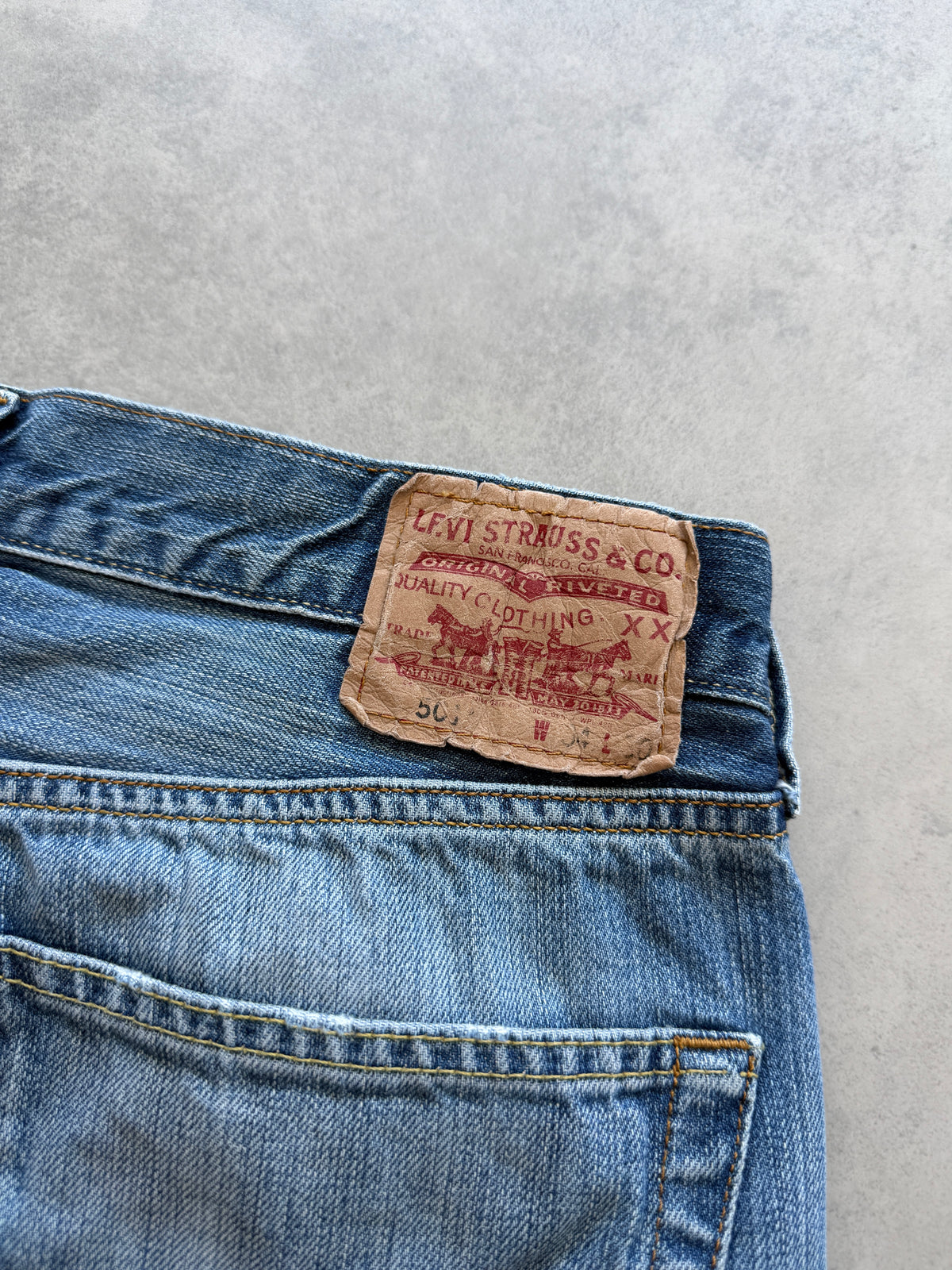 Levis 501 muške plave farmerke (34x30)