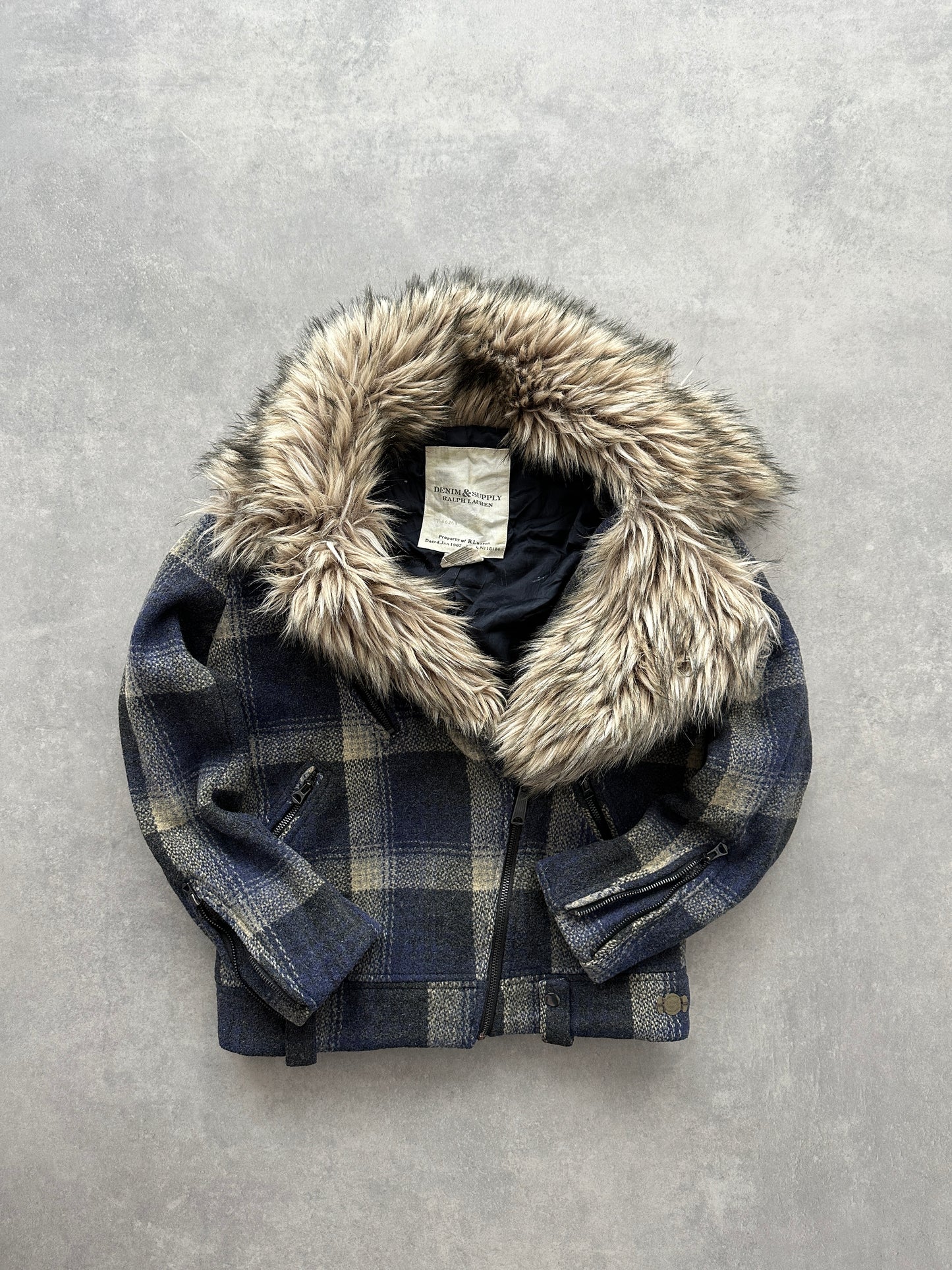 Denim & Supply Ralph Lauren ženski kratki vuneni kaput (S)