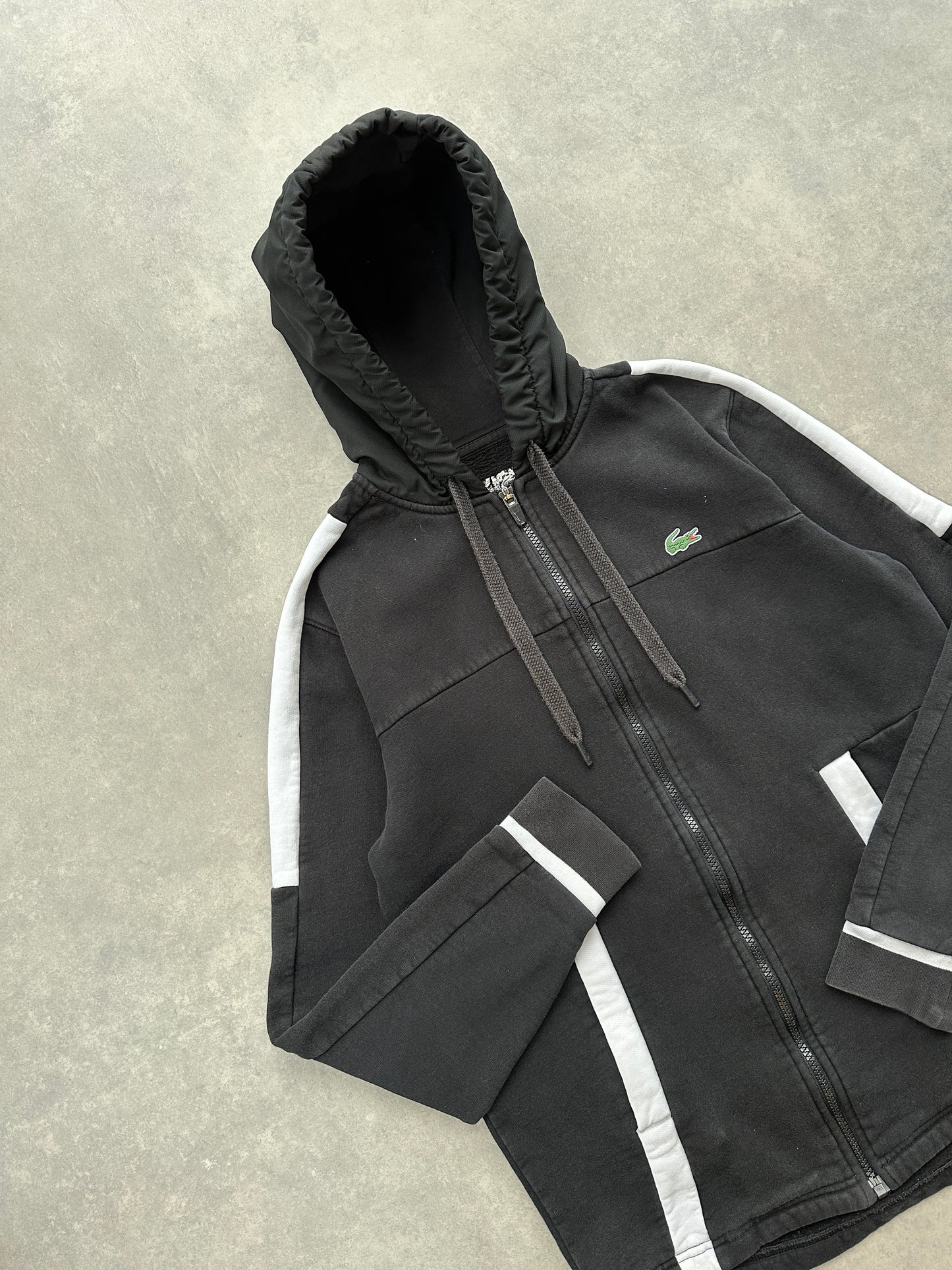 Lacoste muška crna zip up dukserica (M)