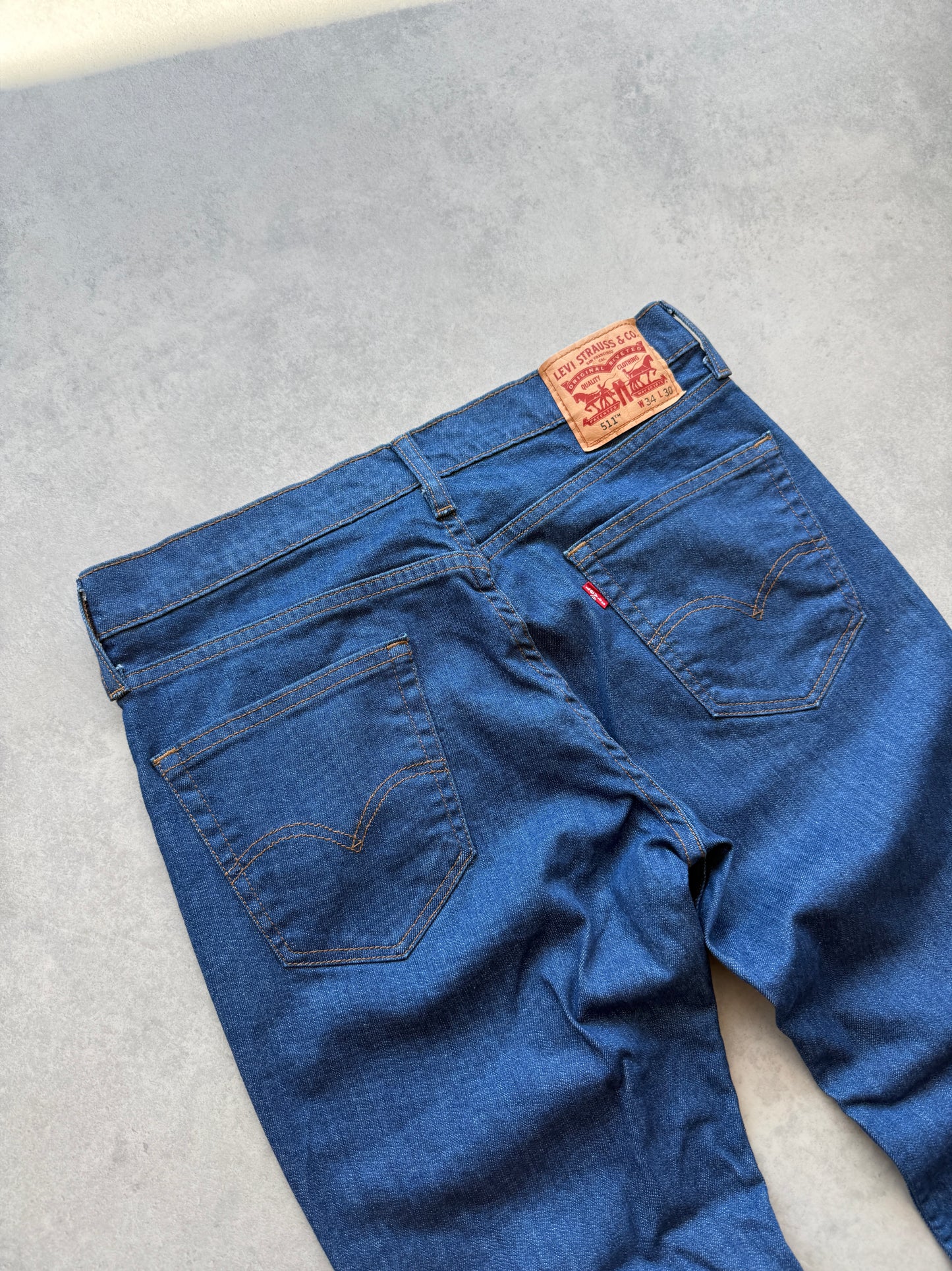 Levis 511 muške plave farmerke (34x30)